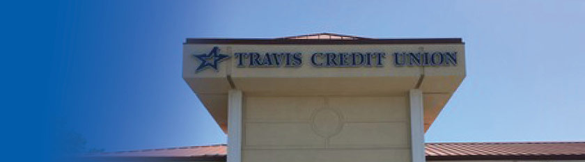 Photo of Travis AFB branch, mobile view banner, Travis CU,