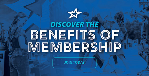 Discover the benefits of membership, mobile view banner