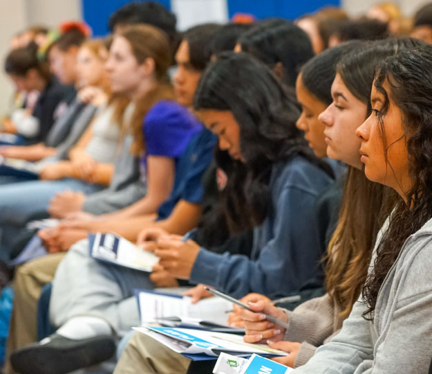 students attending the Generation Wealth financial education session