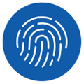 fingerprint icon, careers