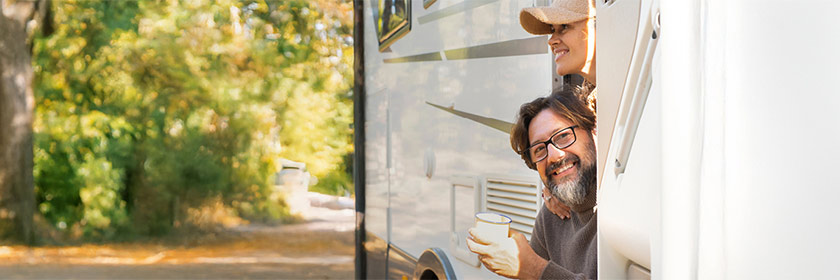 RV and Boat Loans, mobile view banner