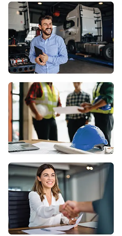 vertical photo collage, Standard business visa credit card photo, desktop view