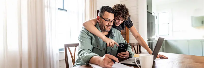 Fighting fraud, mobile view, Travis CU